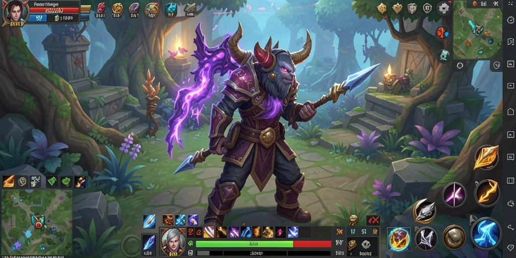 Tampilan gameplay epik dalam dunia MMORPG 6RT.