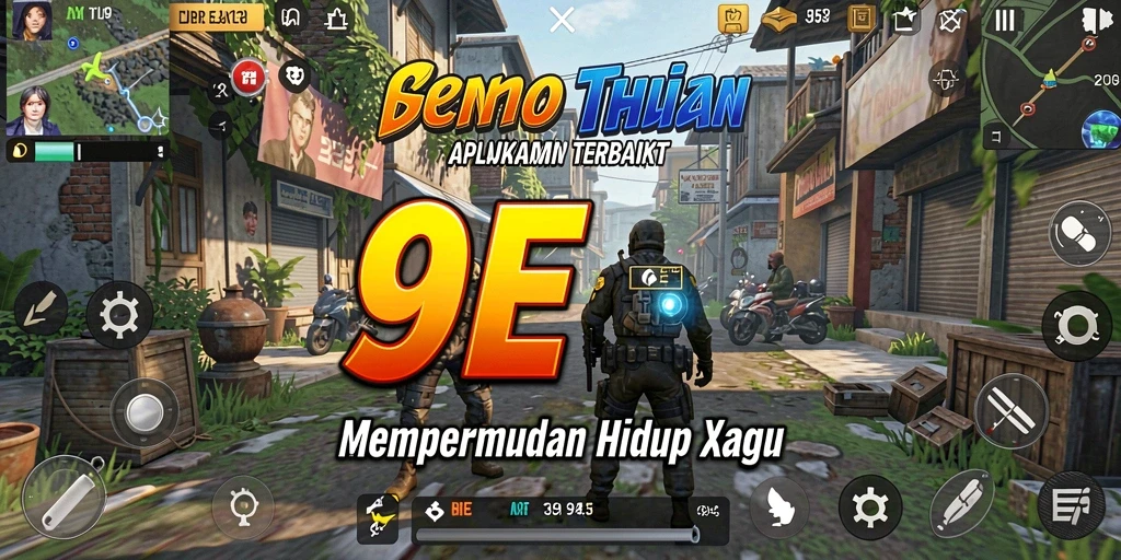 Screenshot utama 9ET menampilkan fitur pengatur waktu yang intuitif dan efisien.