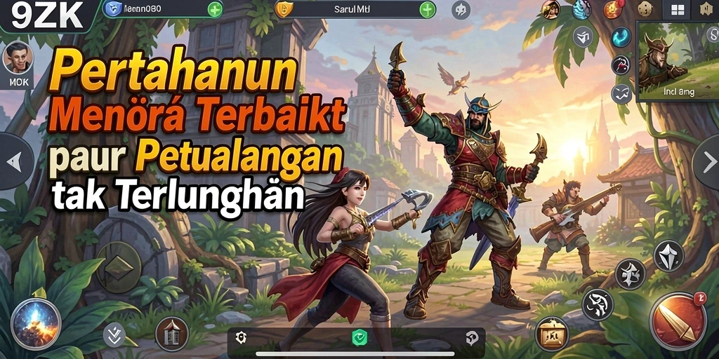 Gameplay menarik dari menara pertahanan yang mendebarkan