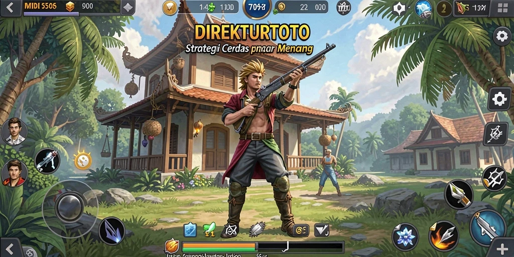 Tangkapan layar gameplay strategis DIREKTURTOTO yang menantang.