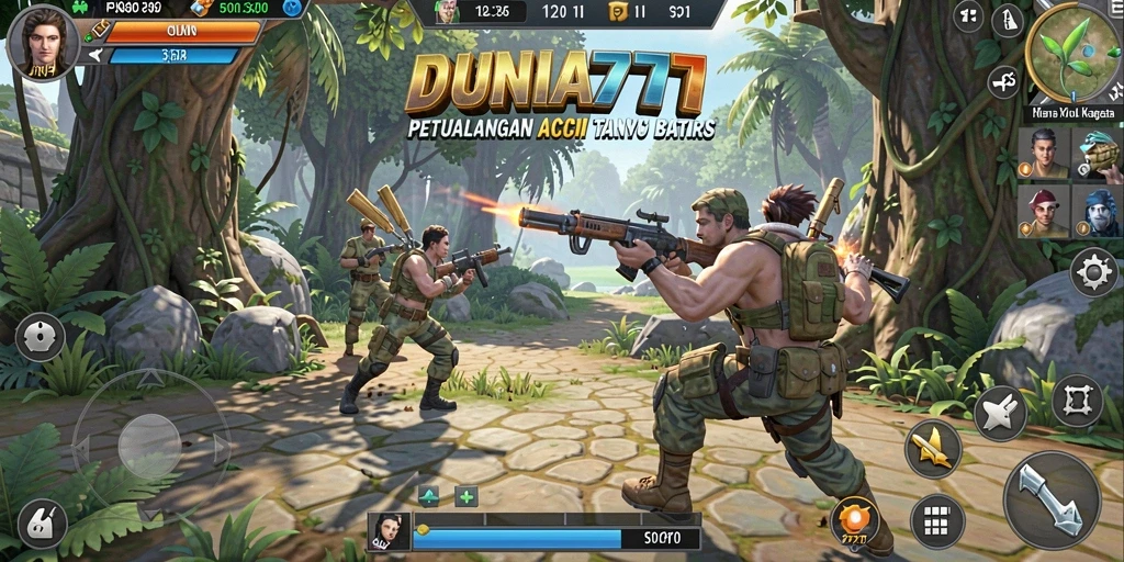 Gameplay seru dengan aksi mendebarkan di DUNIA777.
