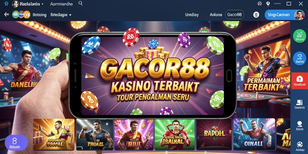 Tangkapan layar GACOR88 memperlihatkan gameplay Kasino yang mendebarkan.