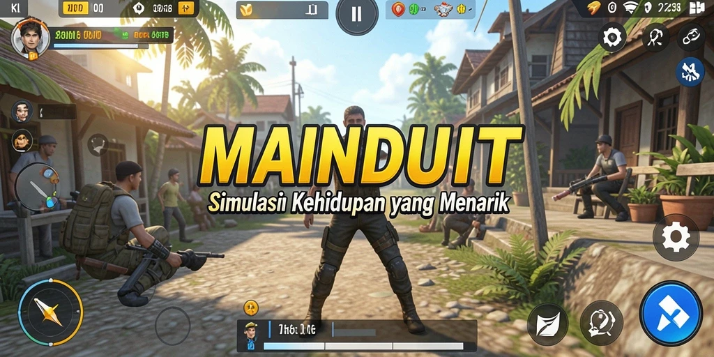 Menampilkan gameplay yang mengasyikkan dalam MAINDUIT.