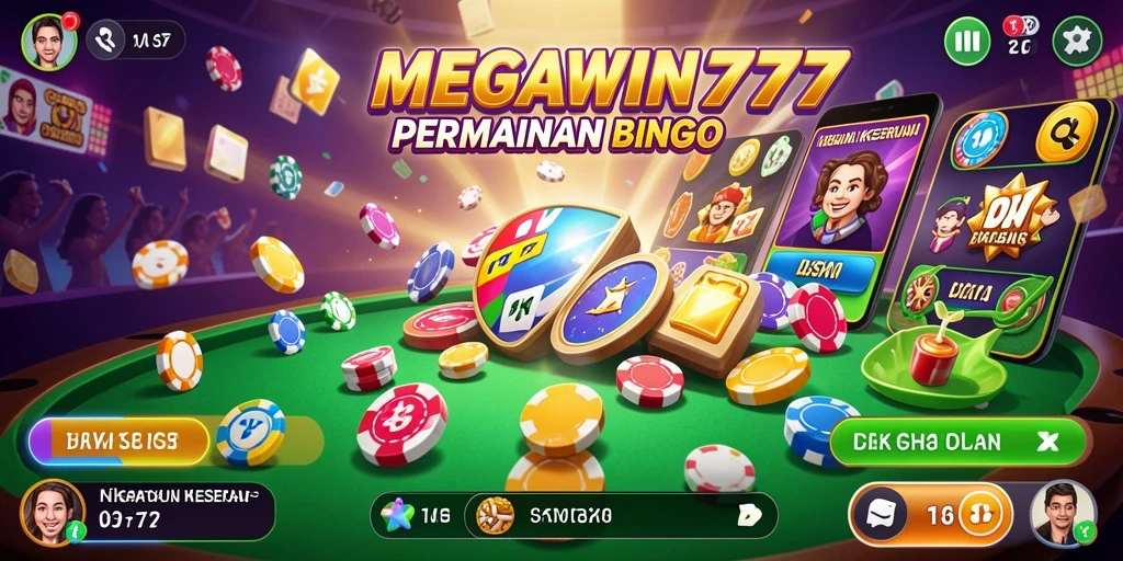 Tampilan menarik gameplay Bingo di MEGAWIN777.