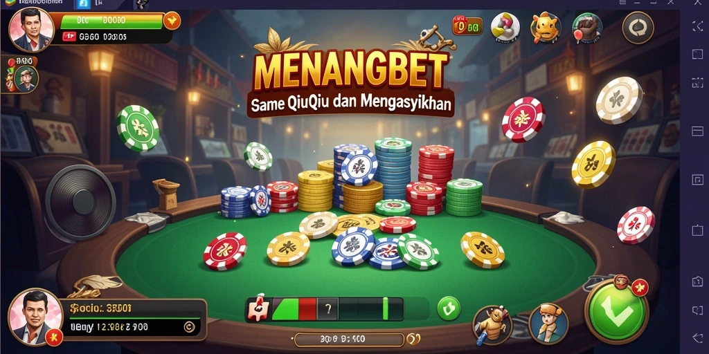 Gameplay QiuQiu yang seru dan menarik dalam MENANGBET.