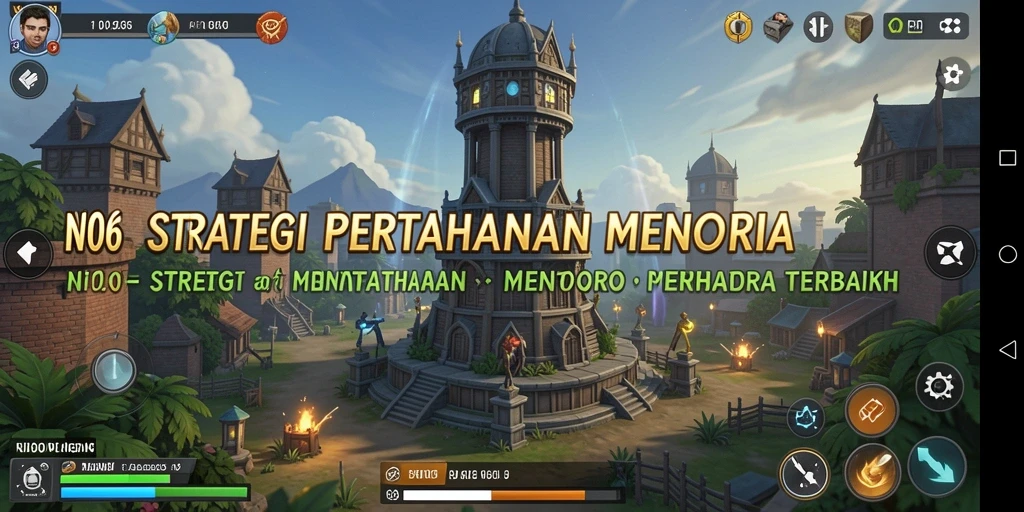 Gameplay seru N06 dalam pertahanan menara yang strategis.