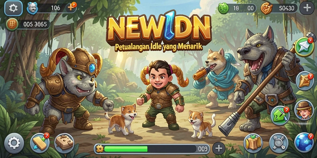 Tampilan gameplay NEWIDN yang menawan dan mengasyikkan.