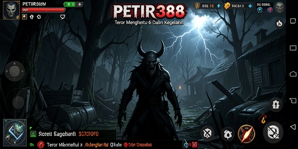 Screenshot menampilkan aksi mendebarkan dalam suasana mencekam.