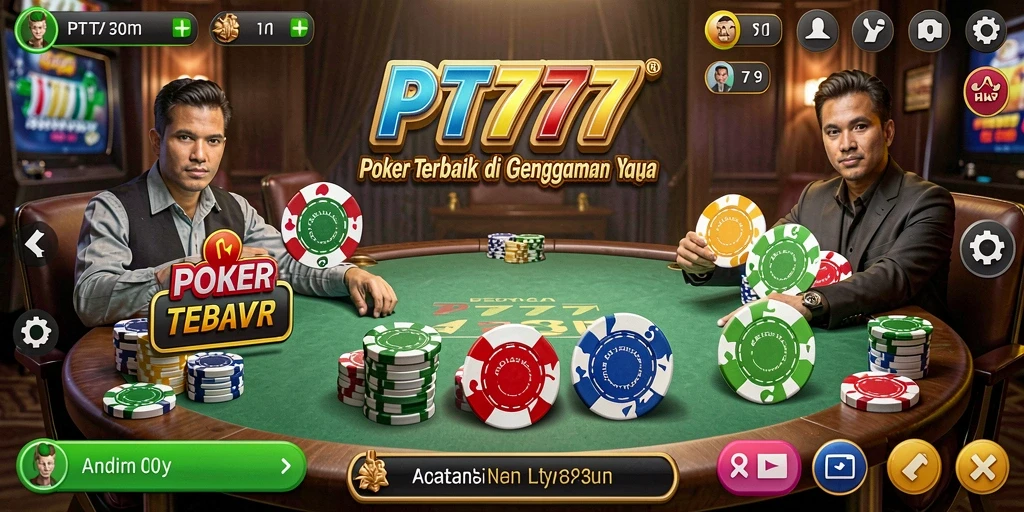Tampilan gameplay seru dan interaktif dalam PT777.