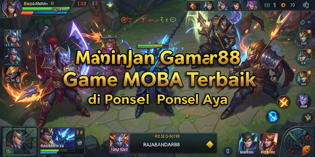 Tangkapan layar gameplay seru RAJABANDAR88 di arena pertarungan.