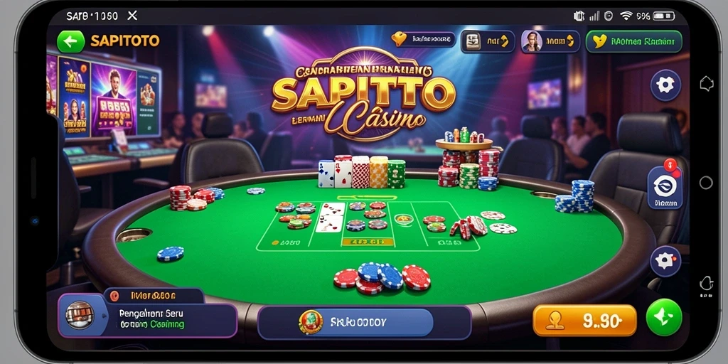 Tampilan gameplay seru di SAPITOTO Live Casino.