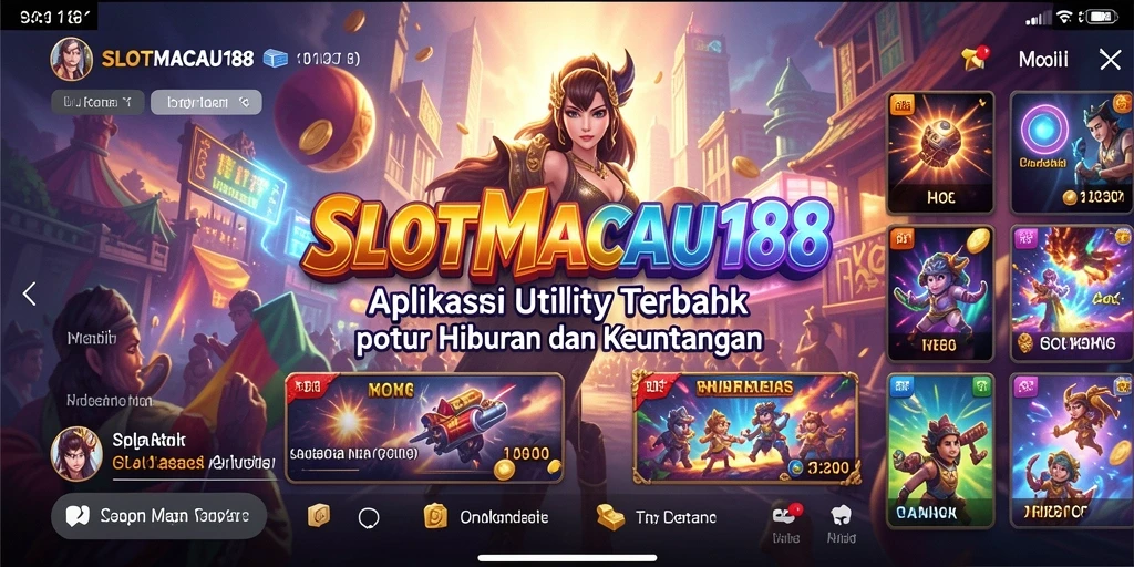 Tampilan menarik dari permainan di SLOTMACAU188.