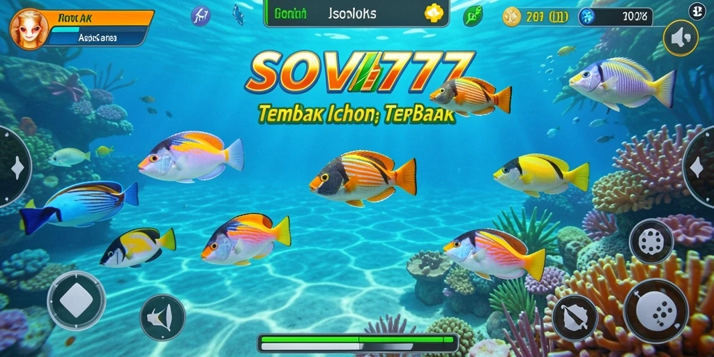 Tampilan gameplay seru saat menembak ikan di SOV777.